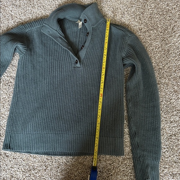 Pact Women's blue collar Sweater 100% organic cotton - Picture 12 of 15